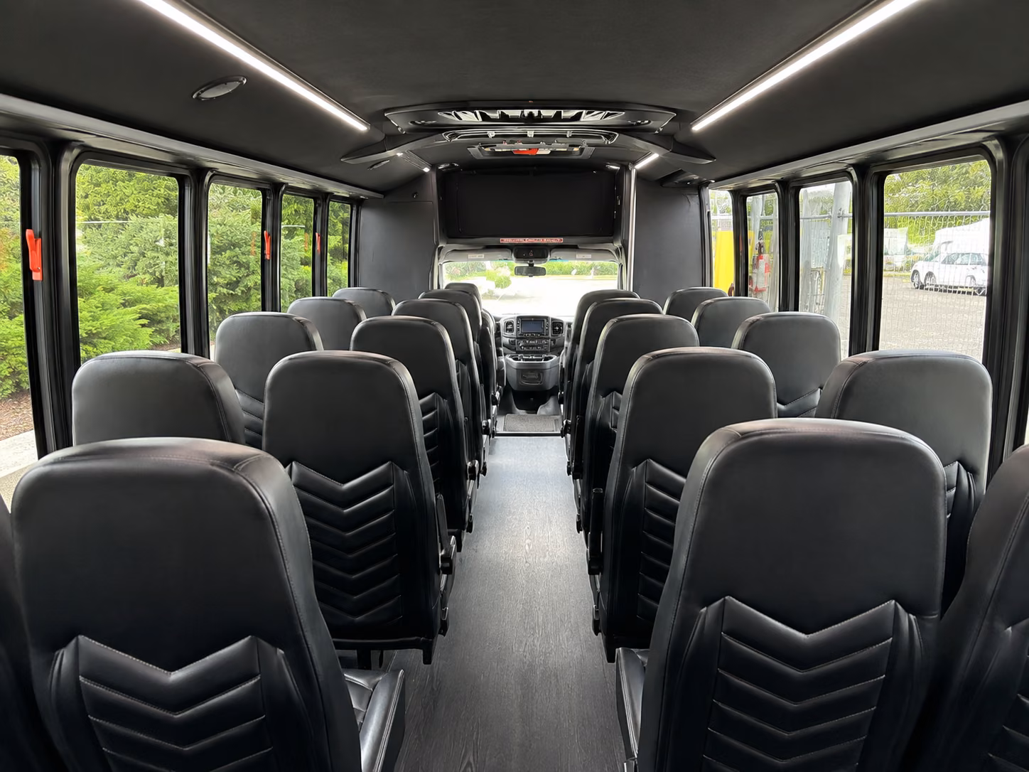 fairfield 18 passenger minibus interior