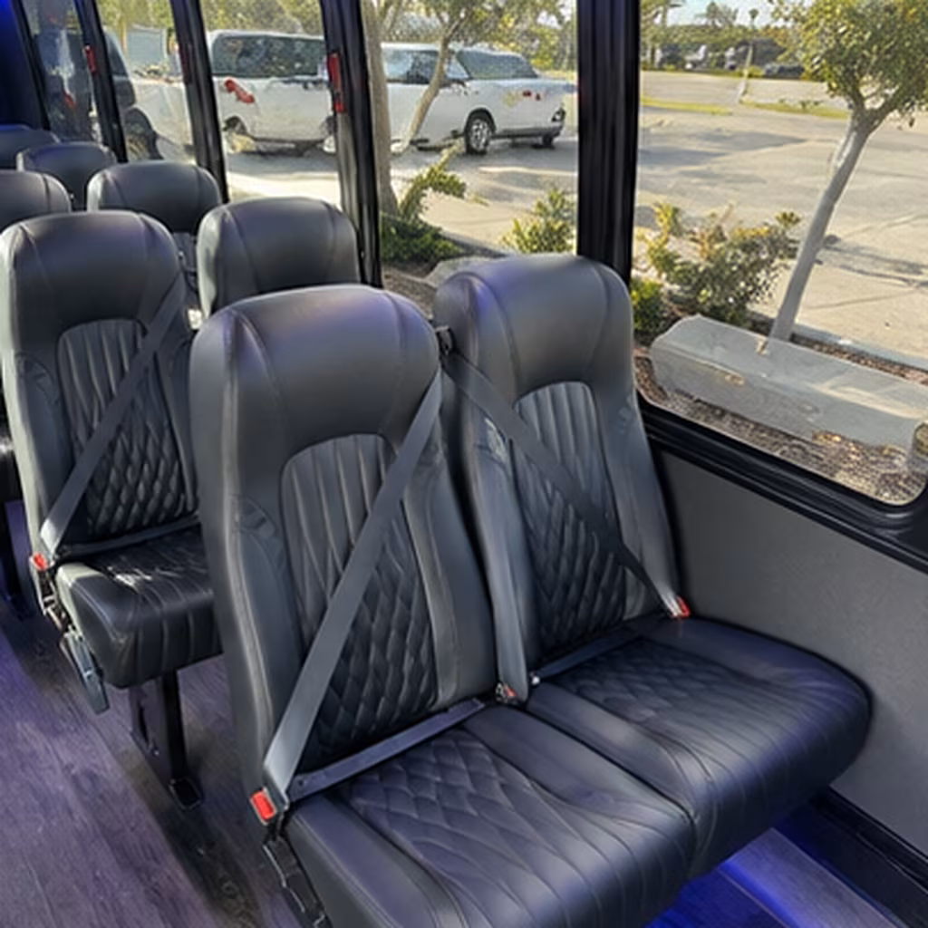 fairfield 25 passenger minibus interior