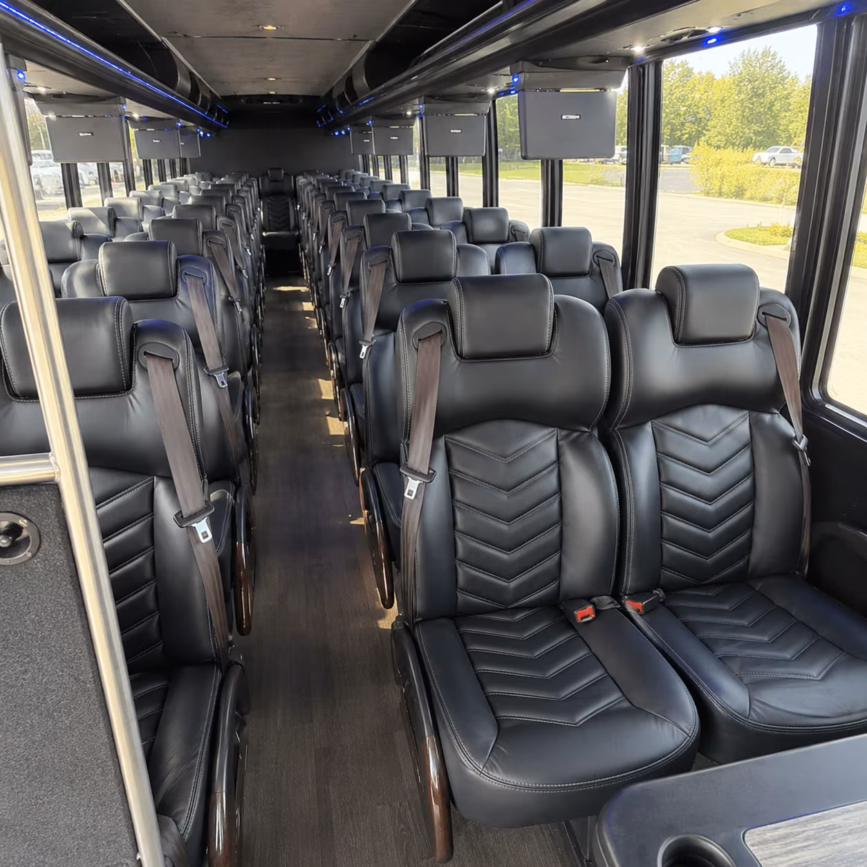 fairfield 28 passenger minibus interior