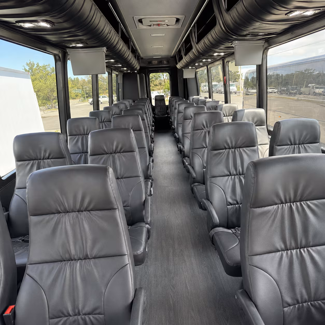 fairfield 35 passenger minibus inside