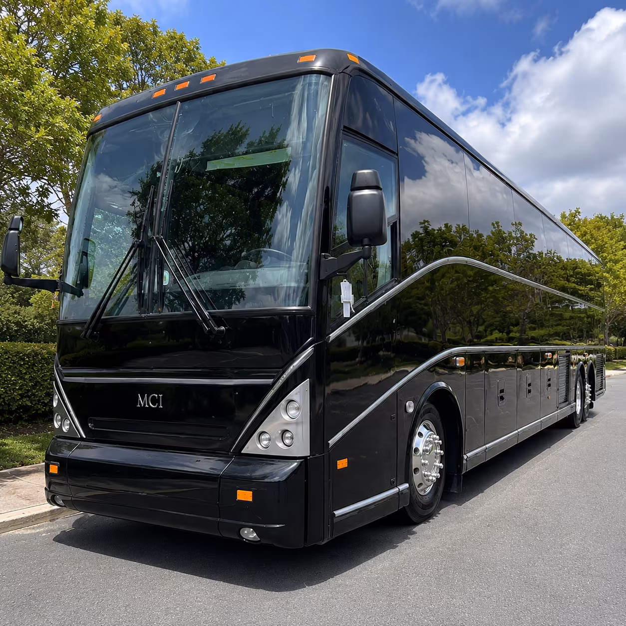 fairfield concert charter bus rental