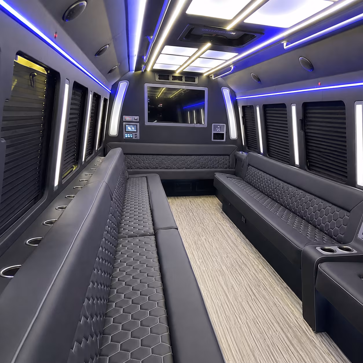 fairfield party bus inside