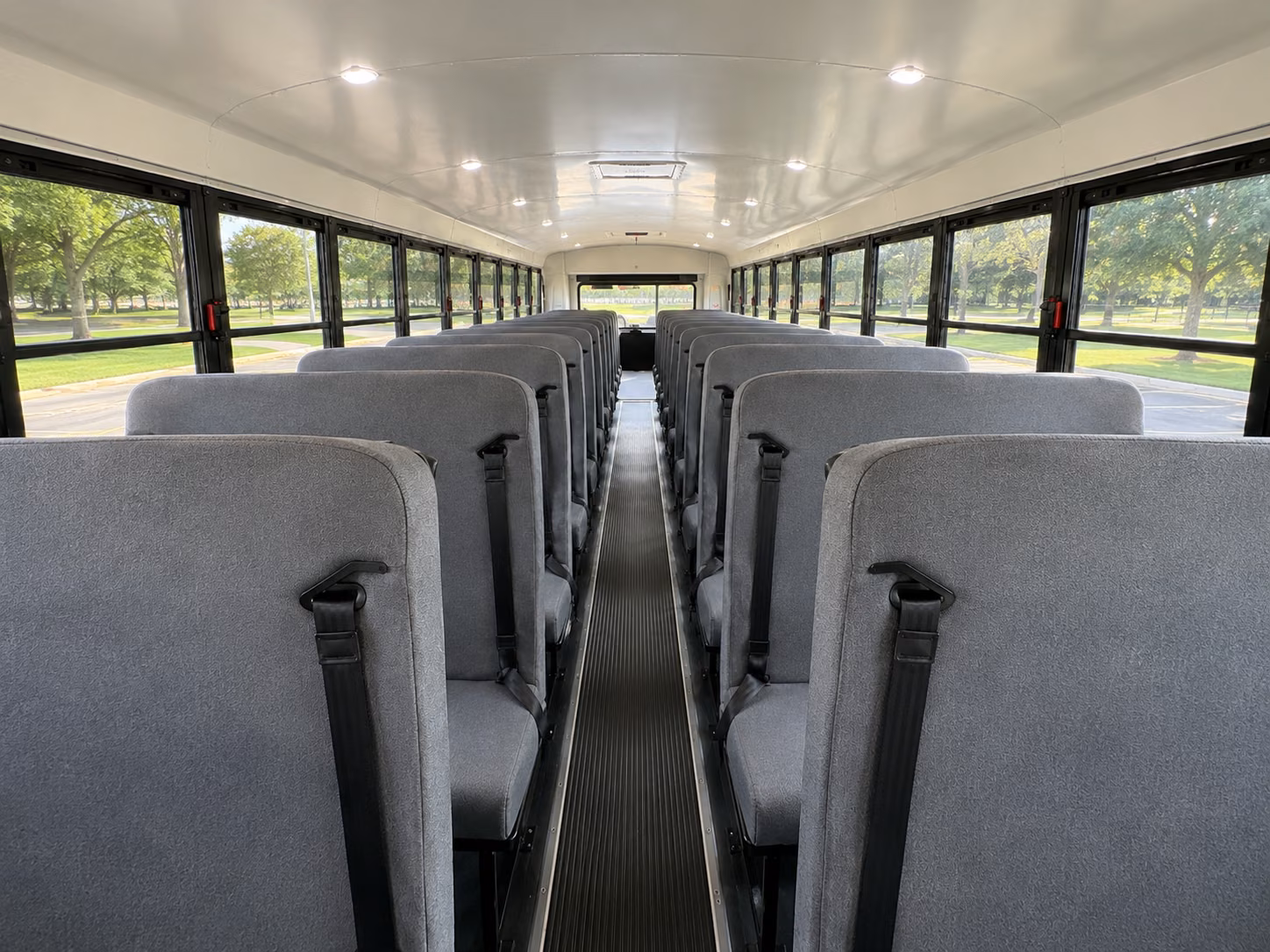 fairfield school bus inside