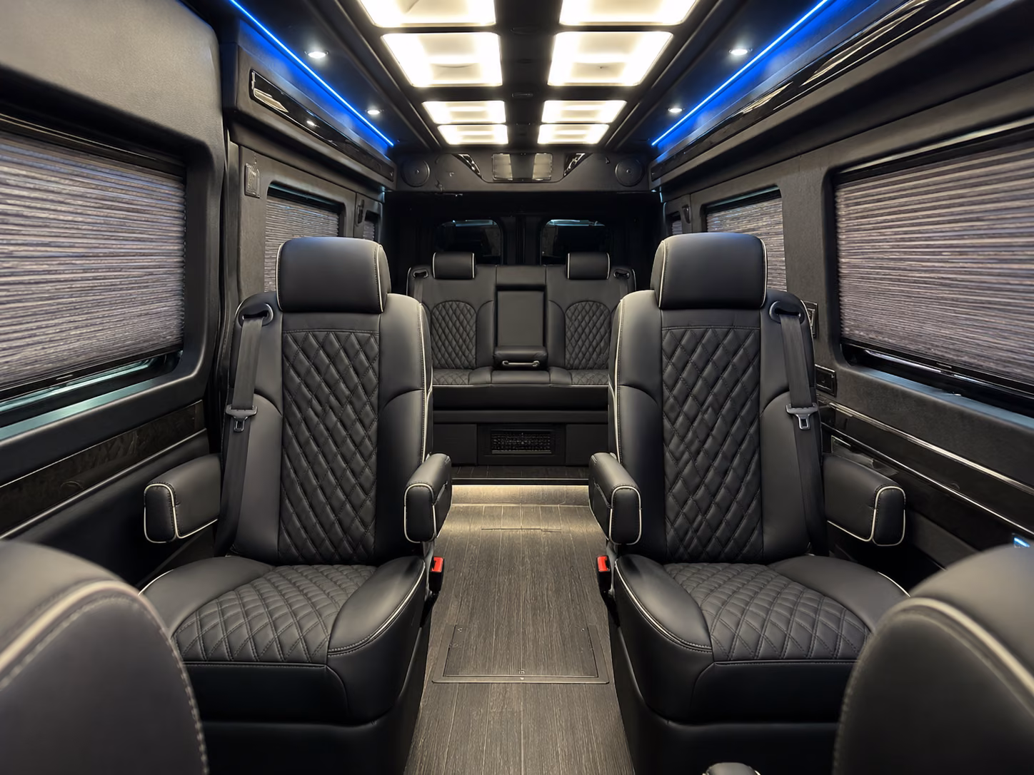fairfield sprinter van with driver inside