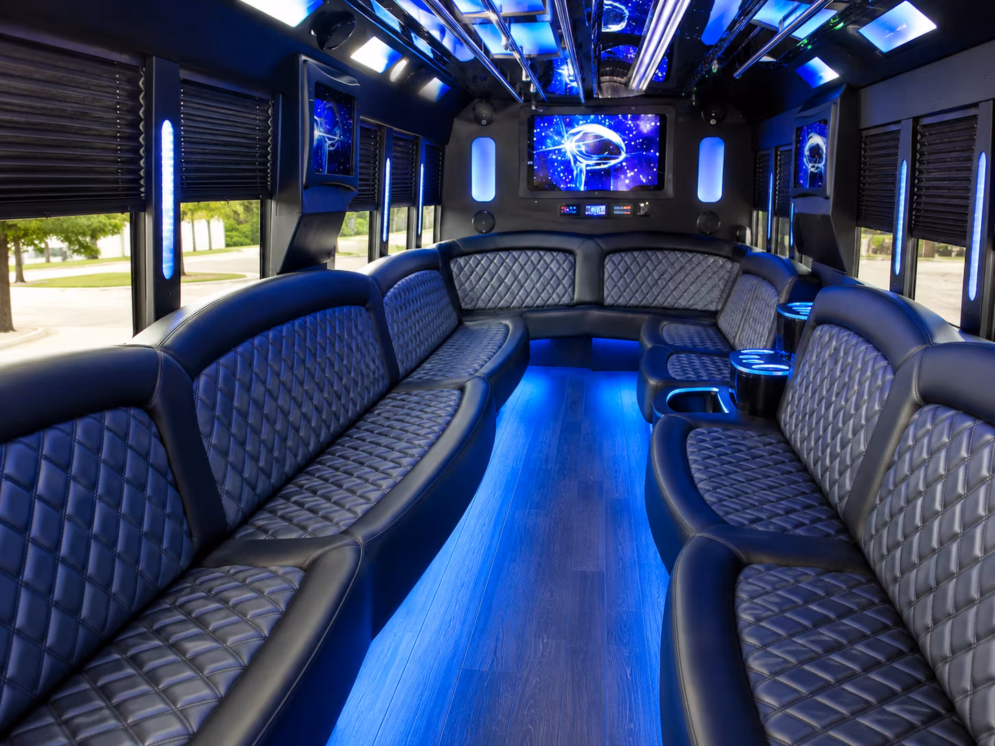 fairfield travis air force party bus rental